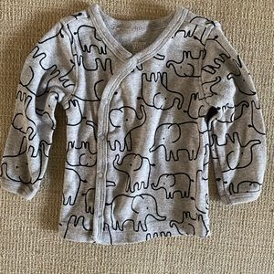 0-3 month Carters kimono shirt